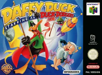 Daffy Duck Starring as Duck Dodgers (Europe) (En,Fr,De,Es,It,Nl) box cover front